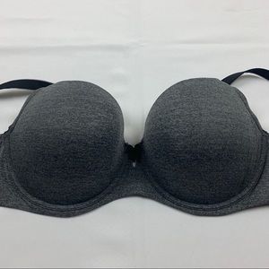 NWT Torrid Curve Sexy T-Shirt Bra Heather Navy Lightly Lined Microfiber 44B